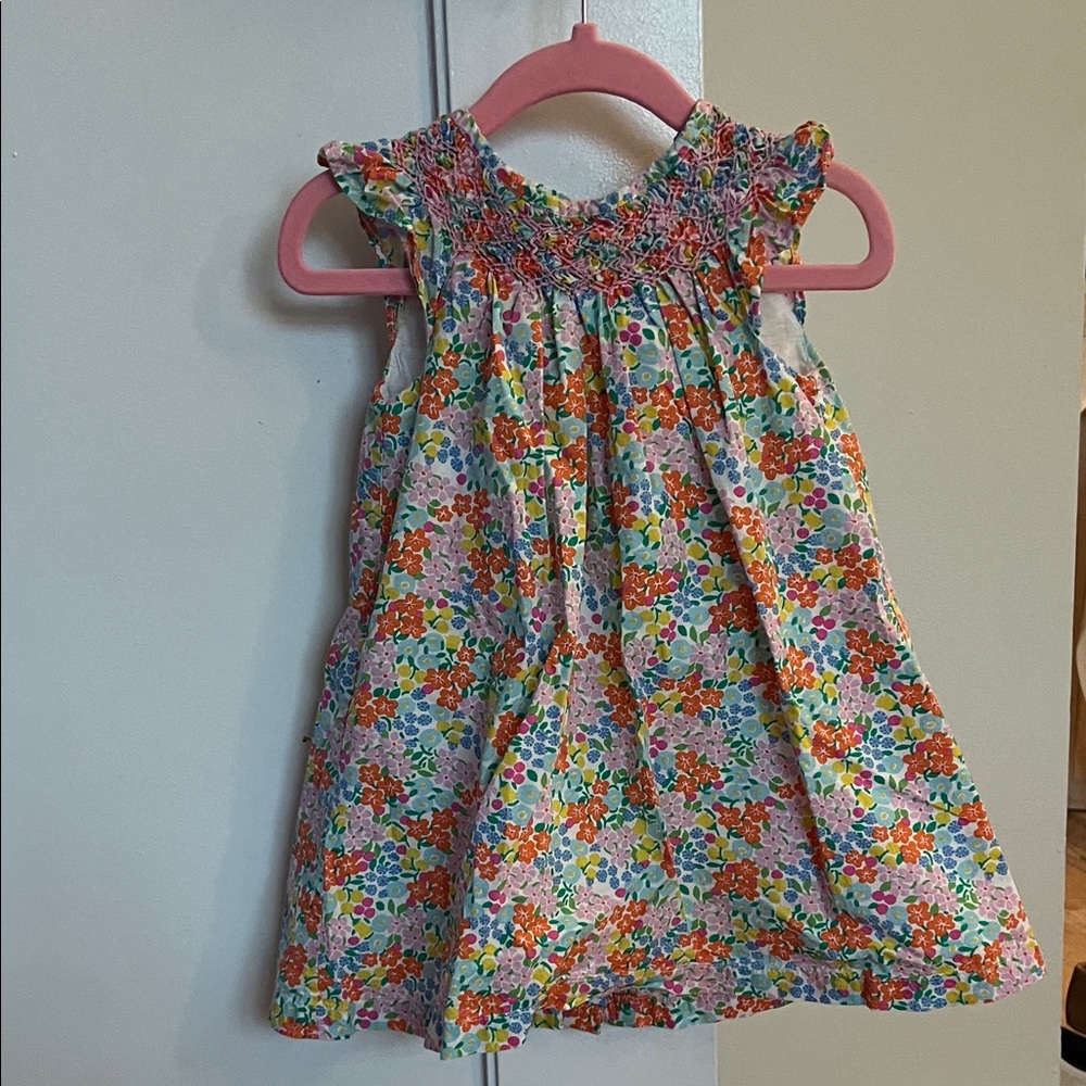 Baby Boden Colorful Floral Dress- LIKE NEW